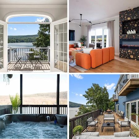 Lakeview House - Hot Tub - Firepit - Stunning Views - Spacious Deck - Cozy Living Room - Bar Greenwood Lake Eksteriør billede